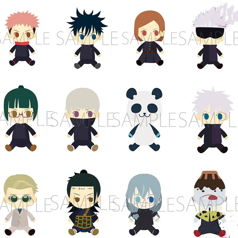 

In Stock Genuine MOVIC Itadori Yuji Fushiguro Megumi Kugisaki Nobara Satoru Gojo Zenin Maki Inumaki Toge Geto Suguru Plush Doll