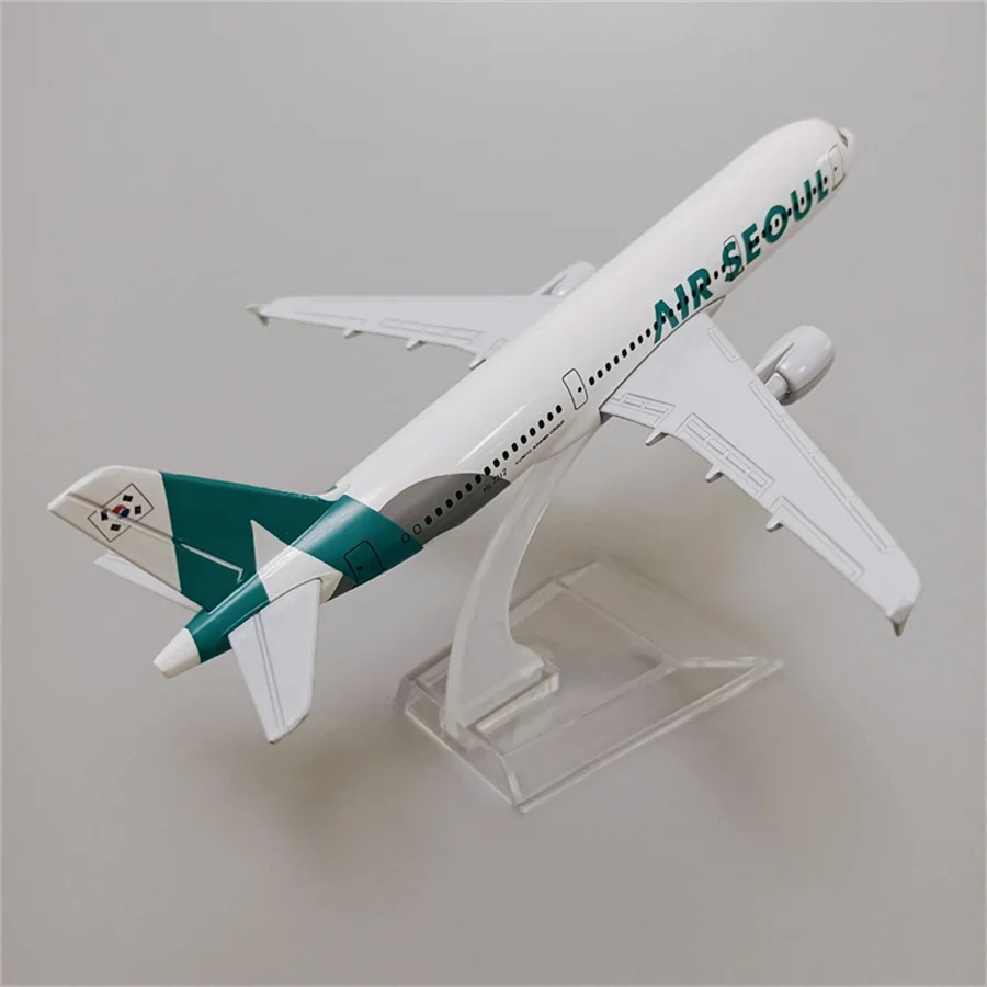 

Alloy Metal Korean Air SEOUL Airlines Airbus 320 A320 Airplane Model Airways 1/400 Scale Diecast Plane Model Aircraft Gifts 16cm