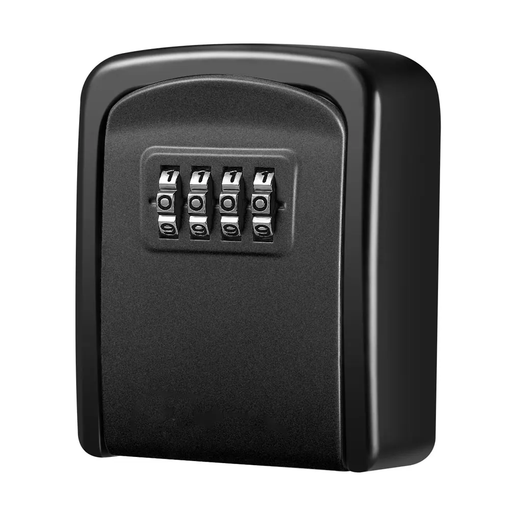 Smart Code Password Key Lock Box Storage Key Wall Mounted Key Safe Box Waterproof Outdoor Keybox 4 Digits Passwords