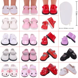 Zapatos informales de muñeca, zapatos de PU con hebilla de 5 Cm para muñeca americana de 14 pulgadas y muñeca de algodón BJD EXO de 30-33cm, Paola Renio, juguete para niña, regalo de rusia