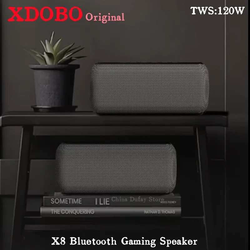 Xdobo X8 II TWS 120W Portable Bluetooth-Compatible Speakers 6600mAh Bass Sound Box Wireless Waterproof Boombox Caixa De Som