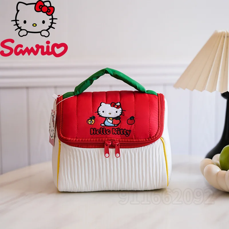 

Hello Kitty New Portable Cosmetic Bag 3D Cartoon Cute Portable Cosmetic Bag Fashion Leisure Travel Storage Toiletry Bag