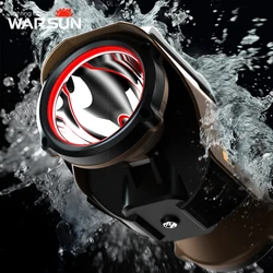 WARSUN 1400LM Dual Light Headlamp with 10 Modes, Hand Sensor, IPX5 Water Resistant, Adjustable Holder for Camping and Hiking