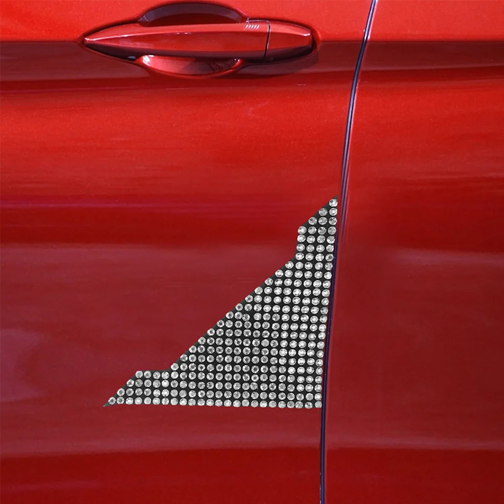 

8Pcs Car Door Protection Film Bling Rhinestone Anti Collision Edge Guards Scratch Proof Car Door Bumper Protector