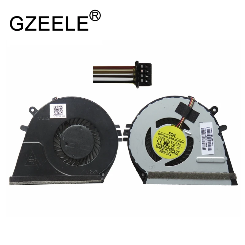 

GZEELE New CPU Cooling Fan For HP ENVY14 ENVY 14 Series Laptop Notebook Cooler FAN Laptops COOLING EF50060S1-C130-S9A 4 PINS FAN