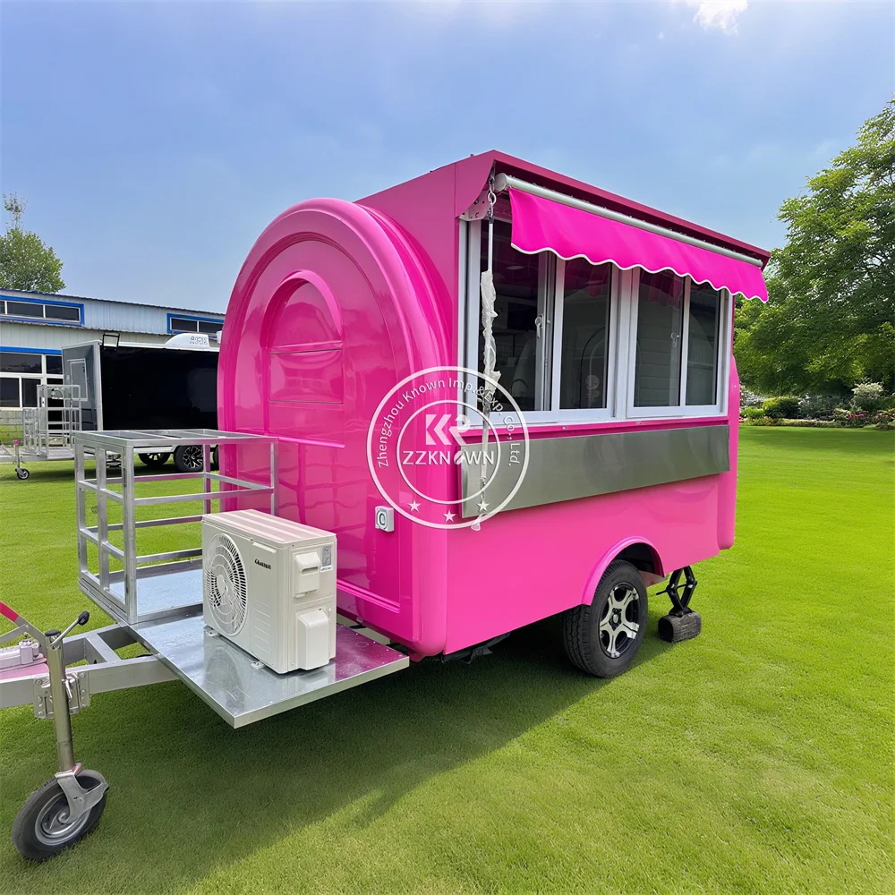 

Custom Mobile Food Truck Full Kitchen Pizza Hamburger Hot Dog Cart Concession Mobile Coffee Food Trailer Cart For Sale