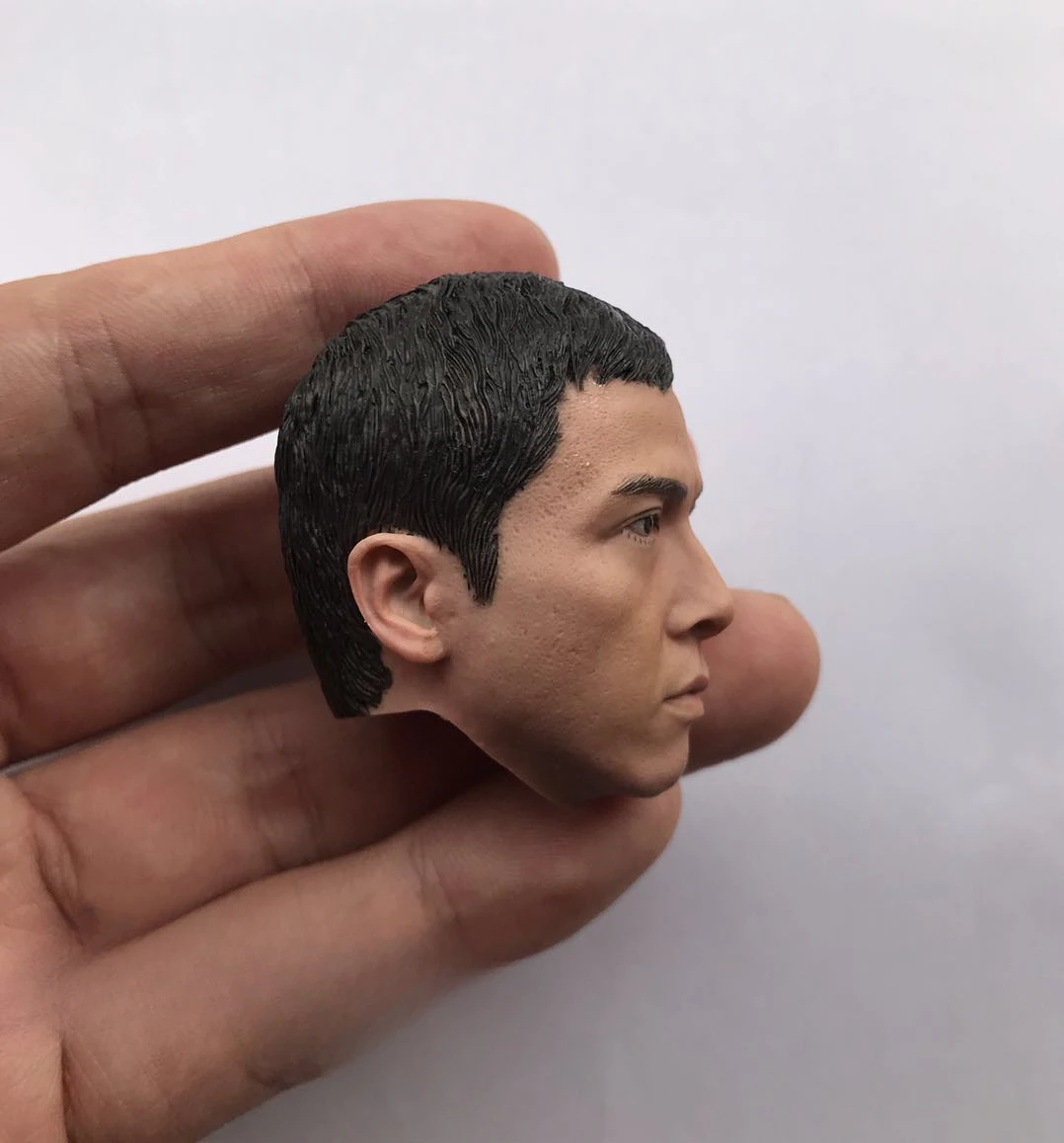 1/6 Scale Yip Man Head Sculpt Donnie Yen Head Carving Model Toy for 12in Phicen Tbleague Body Action Figure