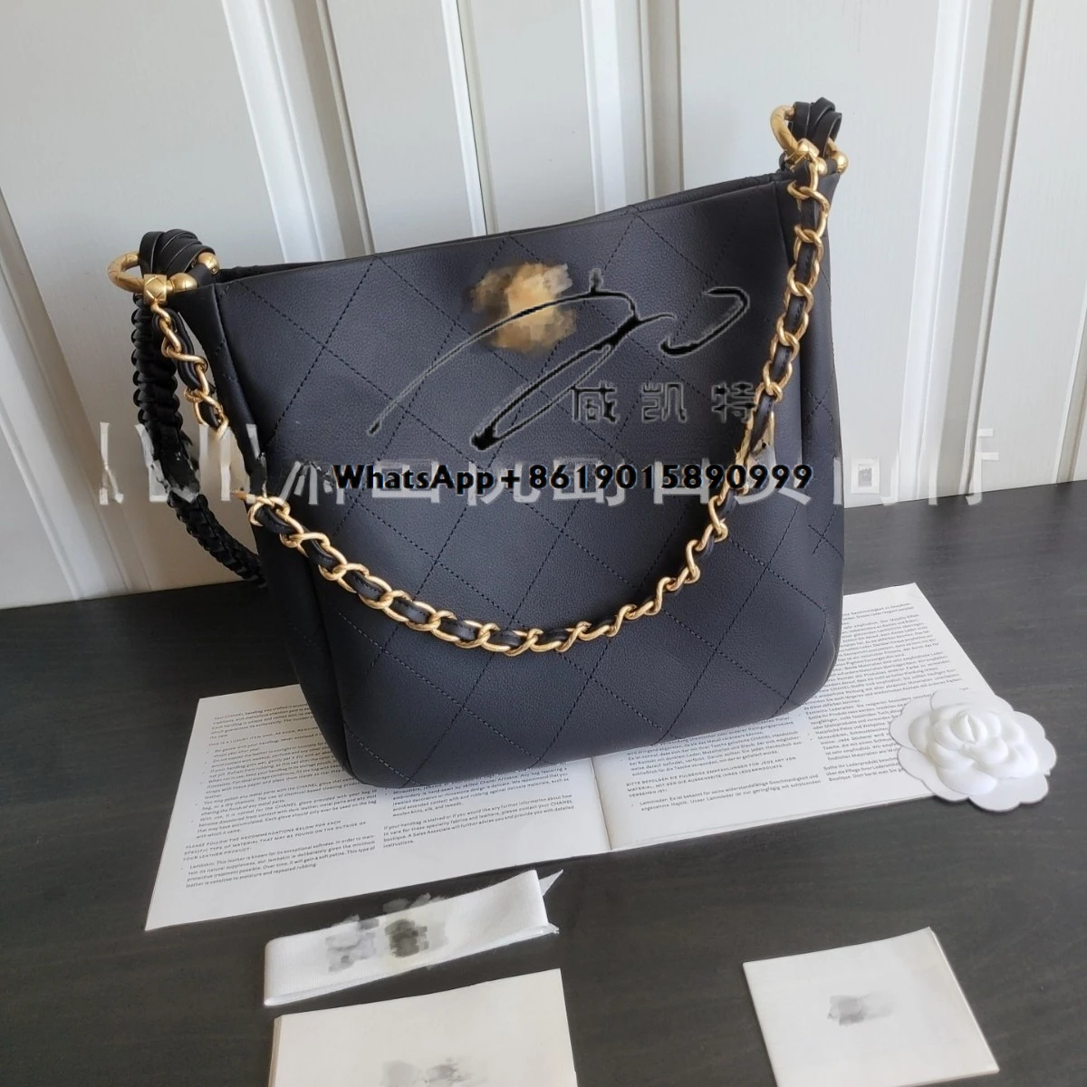 

hippie bucket bag cowhide women's bag large capacity underarm tote woven shoulder strap portable shoulder bag handmade workshop