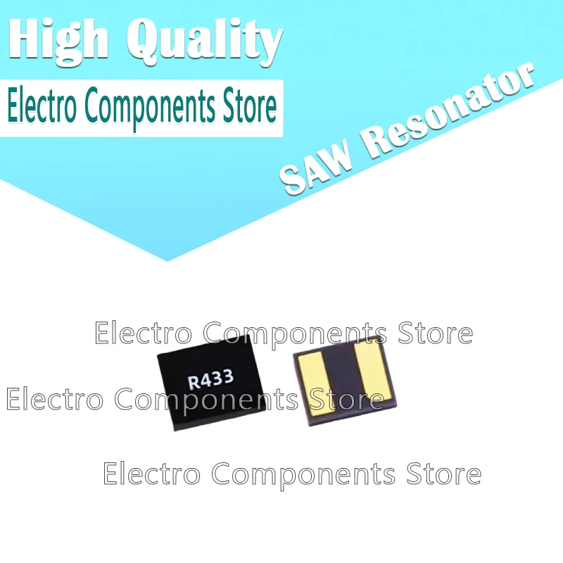 10PCS 2016 1814 433M 315M E45 E46 2Pin SAW Resonator 433MHZ 315MHZ R433 R315 Passive Crystal Oscillator 2P