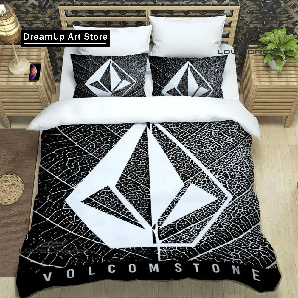 3D V-VOLCOM LOGO printed Bedding Sets exquisite bed supplies set duvet cover comforter set bedding set luxury birthday gift