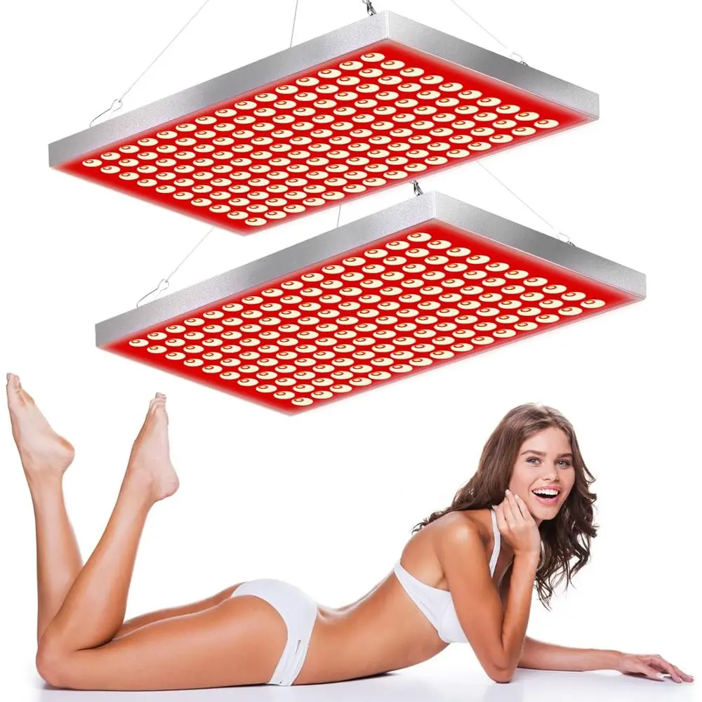 

Dual Wavelength Red Light Therapy System - 660nm & 850nm LED Panel for Full Body Skin Rejuvenation
