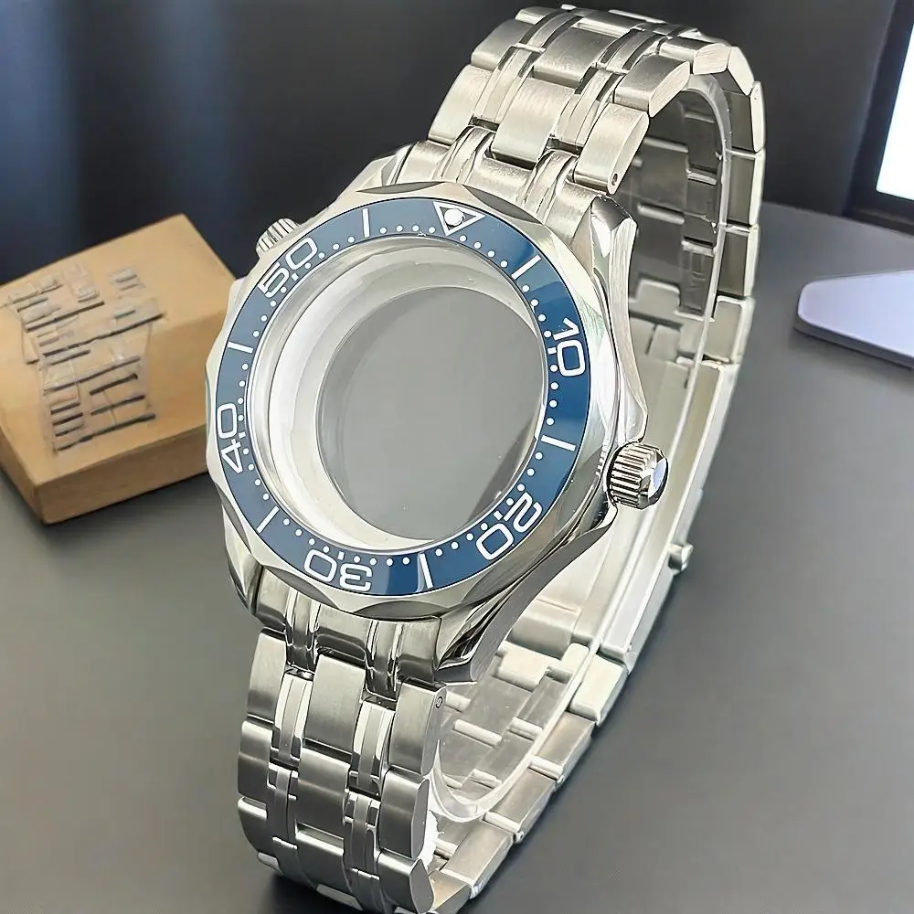 42mm High Quality NH35 Metal Case Stainless Steel Case FIT NH34 NH 35 NH36 Automtaic Machinery Movement NH35 case - Image 2