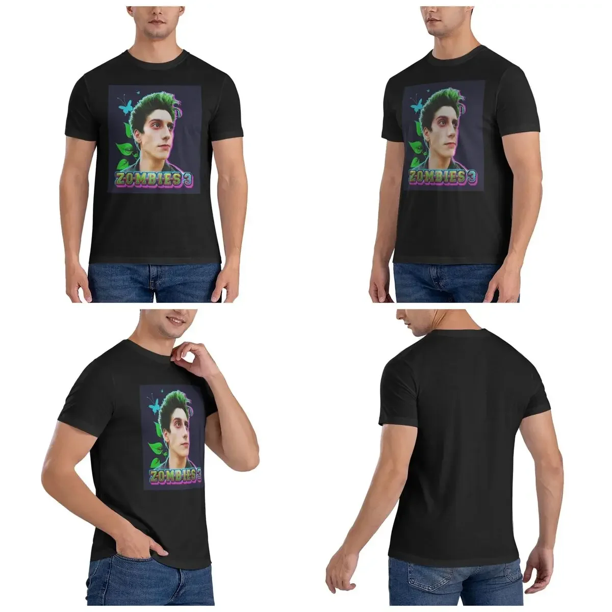 100% Cotton Zombies 3 . Zed T-Shirt Men's Classic Oversized T Shirt Men Crew Neck Summer Shirts Tops S-6XL