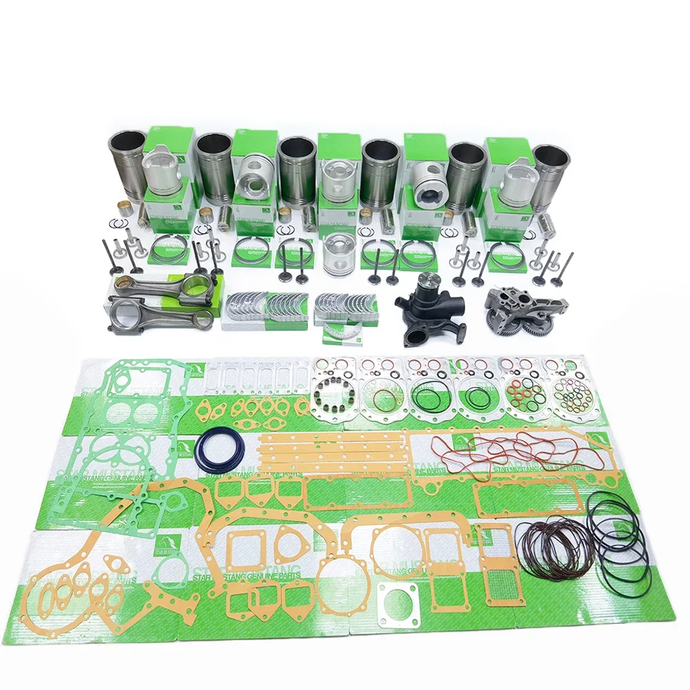 

6D24 Cylinder Liner ME051632 Piston ME152652 Ring ME052124 Valve Gasket Kit ME996146 Bearing Bush For Mitsubishi Overhaul Kit