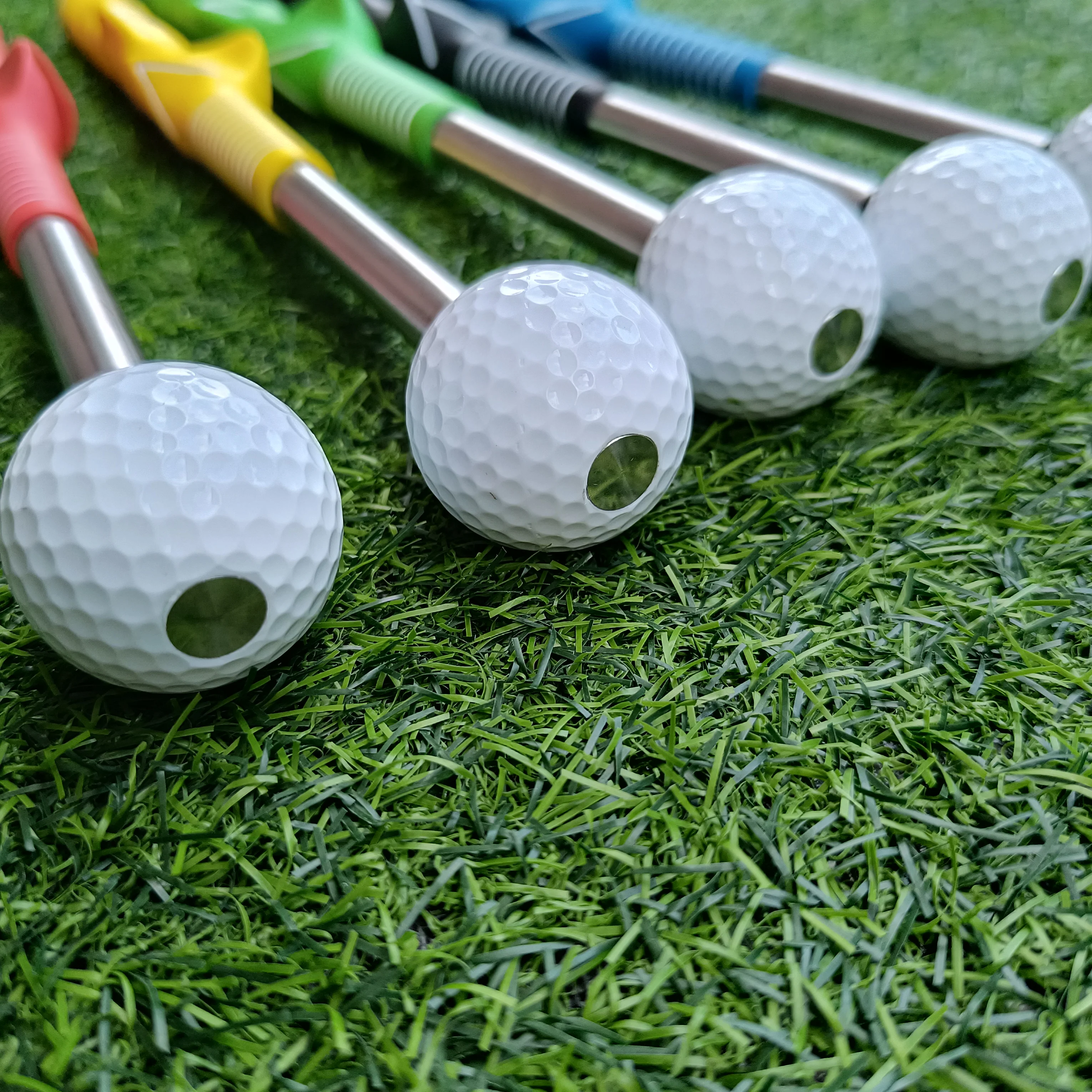 Retractable Golf Swing Training Aids Telescopic Golf Grip Trainer for Warm Up and Tempo Training