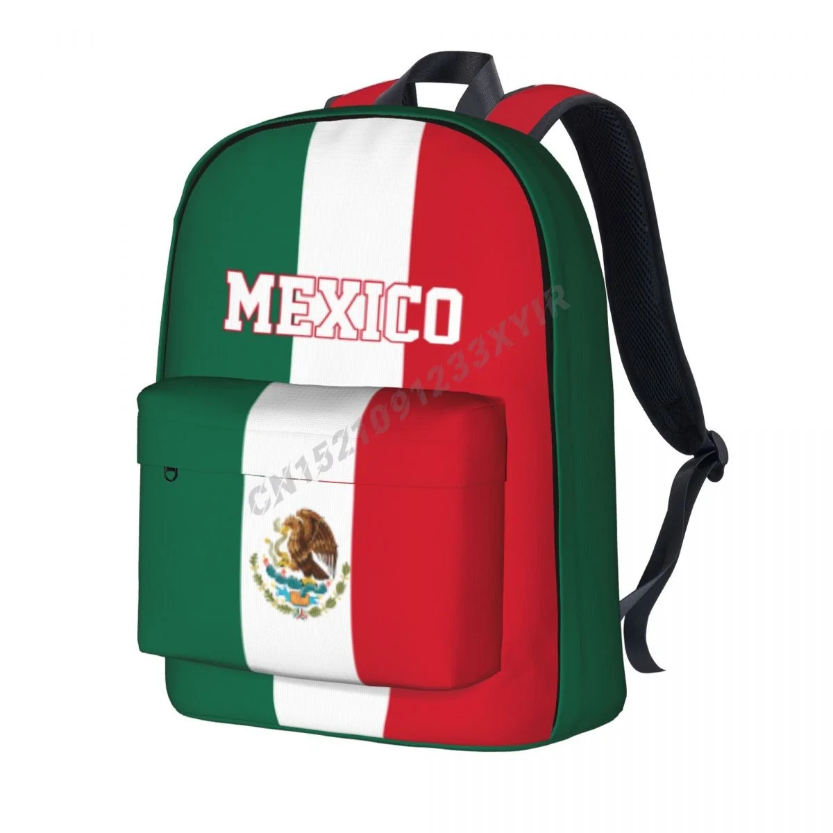 Unissex mochila méxico bandeira ponto mexicano schoolbag saco do mensageiro caso portátil bolsa de viagem presente