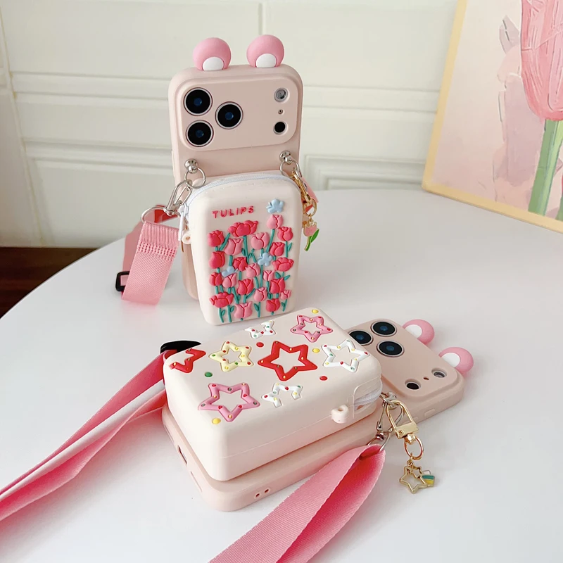 Für Samsung Galaxy S8 S9 S10 S20 S21 S22 S23 S24 S25 Plus Ultra FE Edge Note 8 9 10 20 Tulip Star Wallet Case mit Zubehör – Detail 11