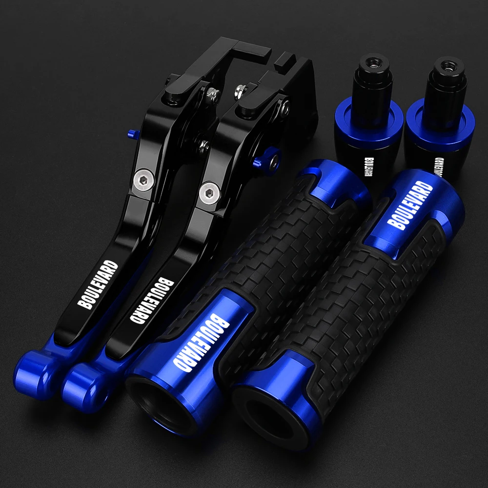 

Для SUZUKI BOULEVARD C90 S50 S83 2005 2006 2007, аксессуары для мотоциклов, регулируемые рычаги тормозной муфты, руль, ручки, конец