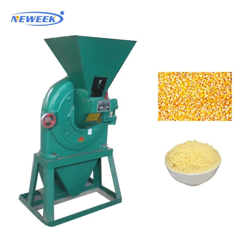 

NEWEEK cheap gasoline farm use animal feed wheat grinder pepper crushing machine nutshell crusher