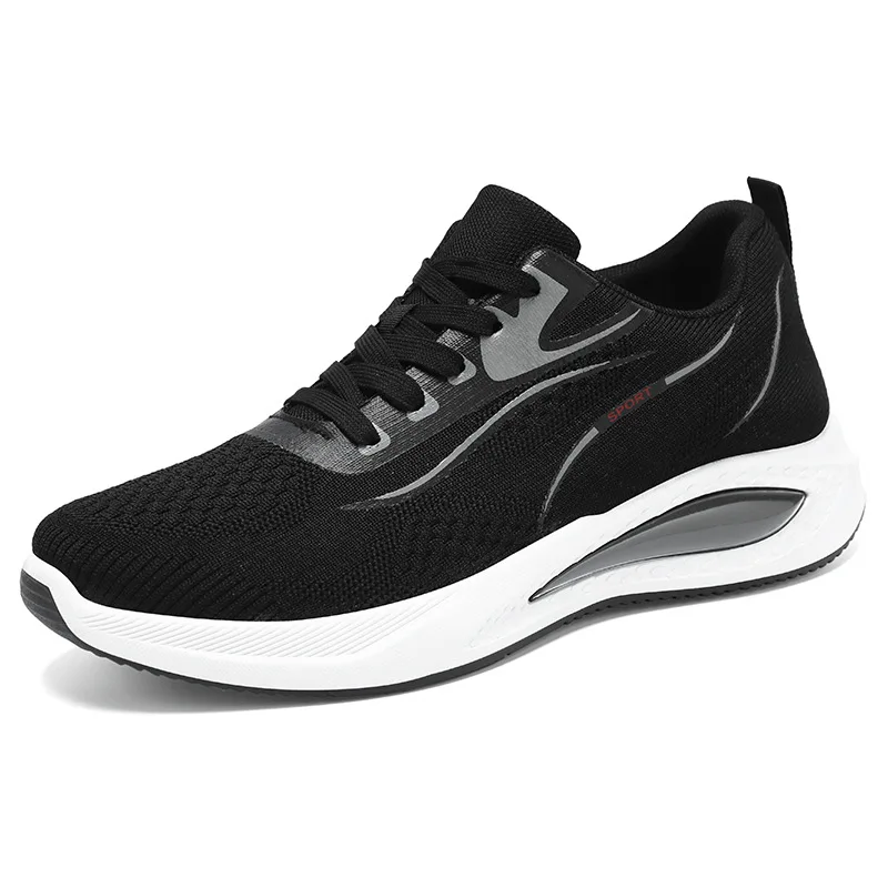 

Summer Lightweight Men Jogging Sneakers Outdoor Breathable Tennis Air-cushion Sports Shoes Anti-slip Soft Casual Shoes Masculino