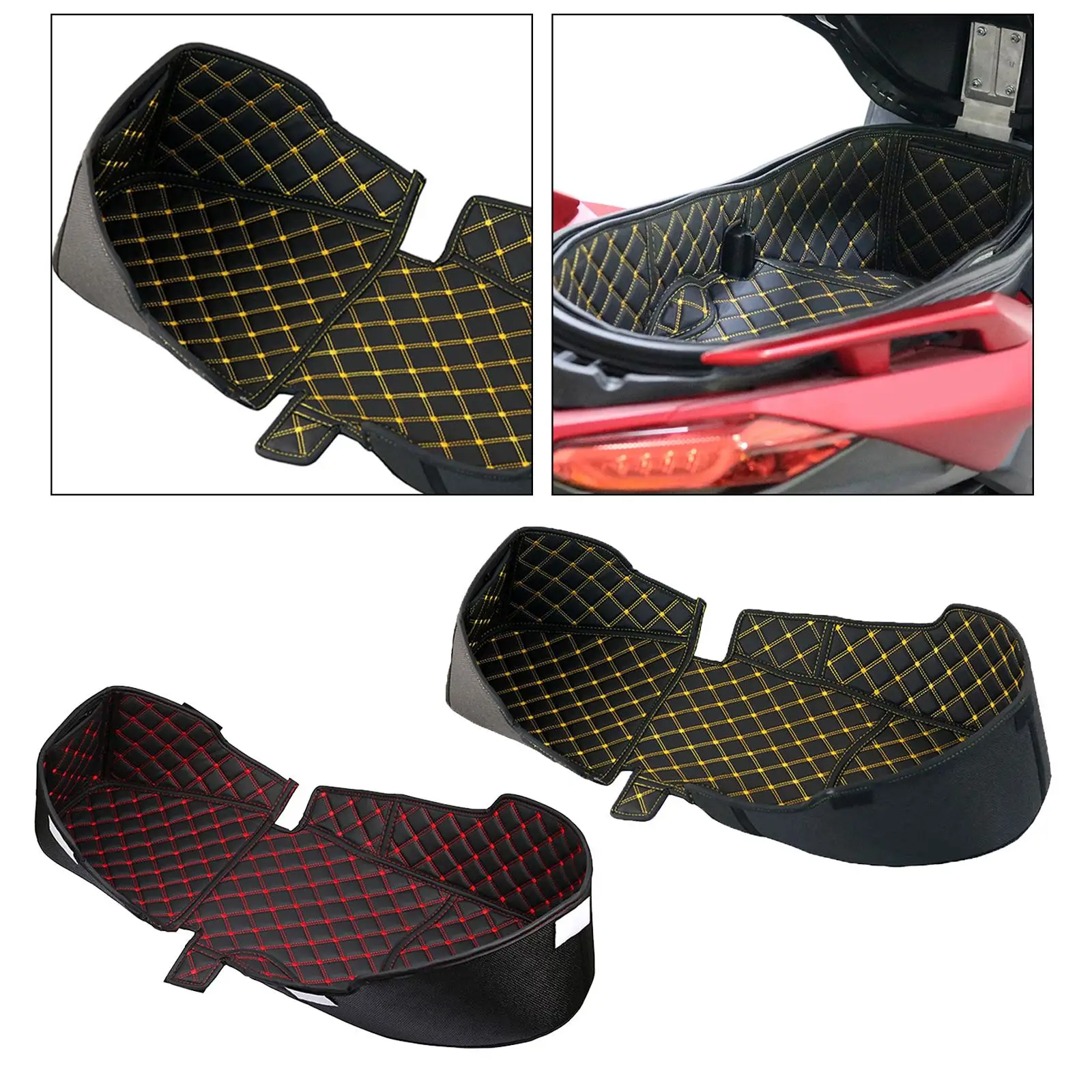 Rear Seat Trunk Cargo Liner Protector Sitting Bucket Lining Mat Compatible with