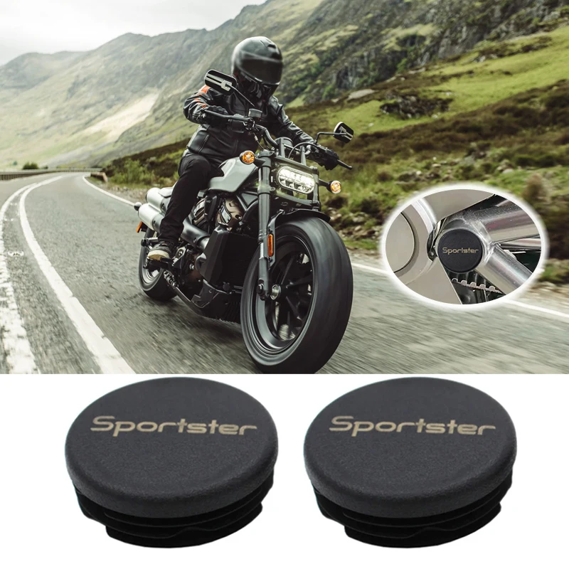 Fit For Harley Sportster S 1250 RH 1250 S 2021 2022 Motorcycle 2PCS Frame Hole Cover Caps Plug Decorative Frame Cap Set