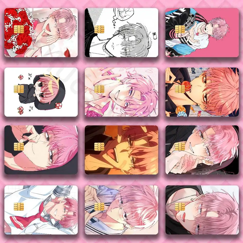 

T-Tamon-kun Ima Docchi Fukuhara Tamon Sticker Film Tape Skin for Credit Card Debit Card Cartoon Waterproof Stickers Small Chip