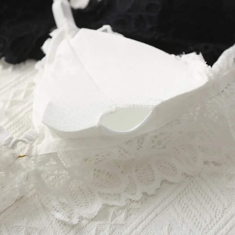 Roupa interior sexy de renda para mulheres, Bralette sem costas, sutiã sensual, cuecas lingerie, calcinha baixa, intimidade feminina