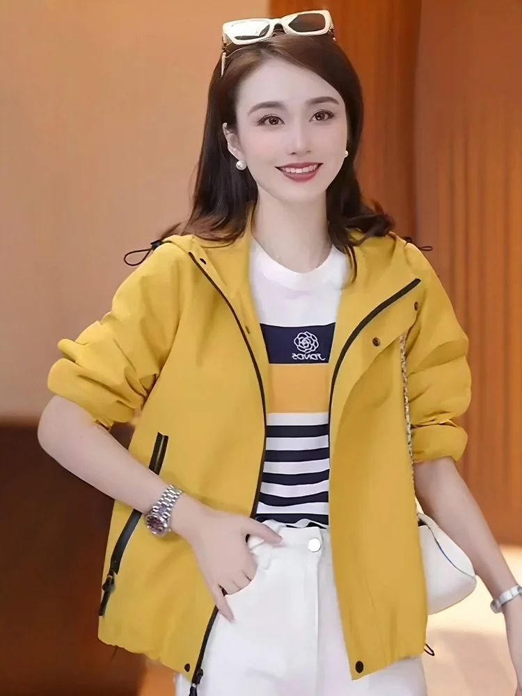 Ele com capuz Jaet feminino premium emagrecimento top casual solto ajuste longo chiusura com zíper cor design Faion