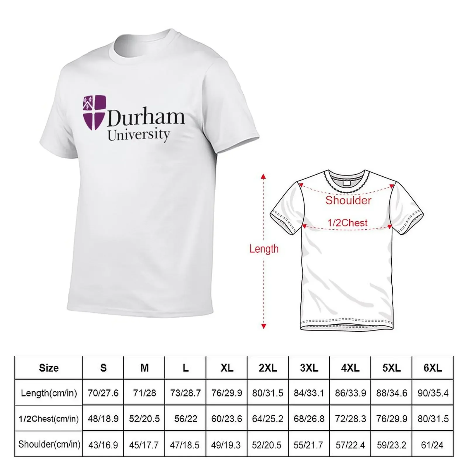 The Durham University T-Shirt Louboutins summer clothes Men's cotton t-shirt