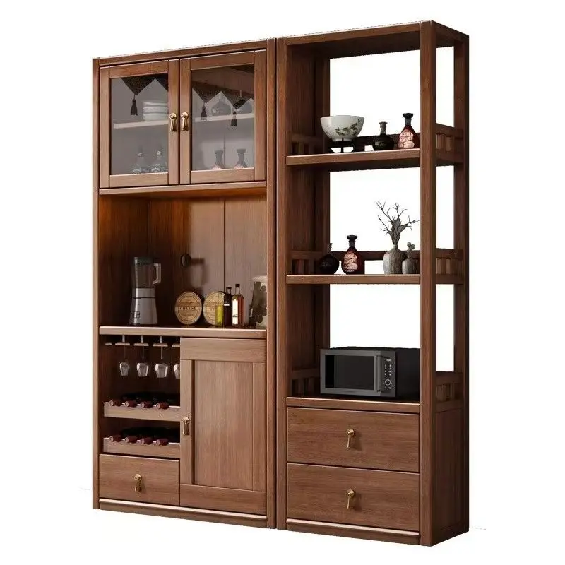 

Luxury Solid Wood Sideboard for Bedroom Living Room Hotel Villa or Kitchen Home Furniture Nightstand