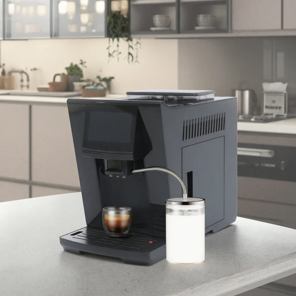 Professional Household  Espresso Automatic Coffee Machine with Touch Screen New Design Bean Cup Electric Coffee Maker