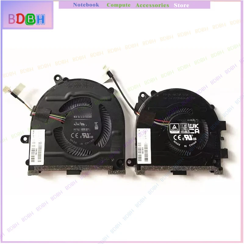 New CPU GPU Coolng Fan DC5V  For HP Pavilion Plus 14-EH Laptop TPN-W154