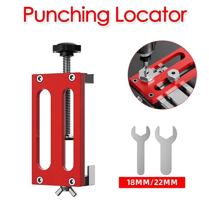 

Aluminum Profile Punching Locator Positioning Hole Opener Jig Drill Guide Locator Hole Punch Tool Auxiliary DIY Tool