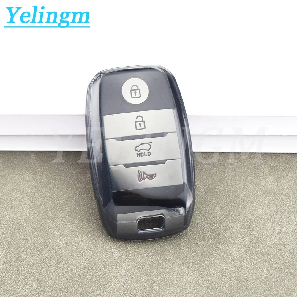 Für KIA Rio Rio5 Sportage Ceed Cerato K3 KX3 K4 K5 Sorento Optima Picanto NEUE Transparente TPU Auto-Fernbedienung Smart Key Schutzhülle