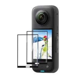 2 PCS PULUZ Camera Screen Protector For Insta360 X3 Curved HD Screen Film