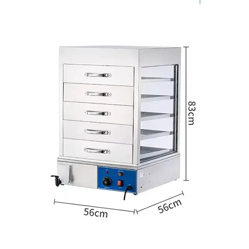 for Lero Electric Heating 2200W Desktop Multi-layer Insulation Steamer Packaging Machine for Convenience Store