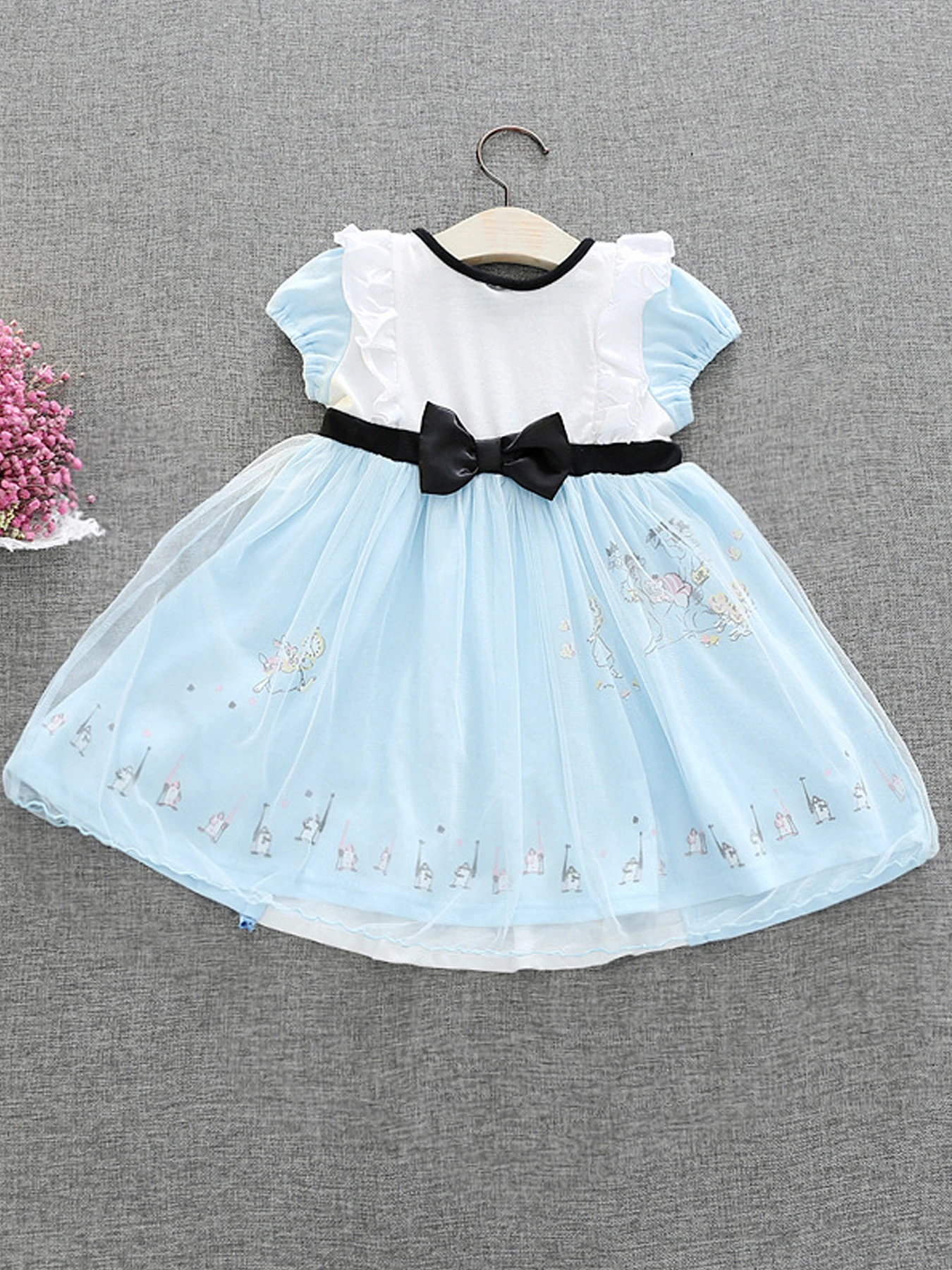 Baby Girl Birthday Party Dress Princess Elegant Tutu Flower Girl Dress Little Girl Special Occasion Ball Gown