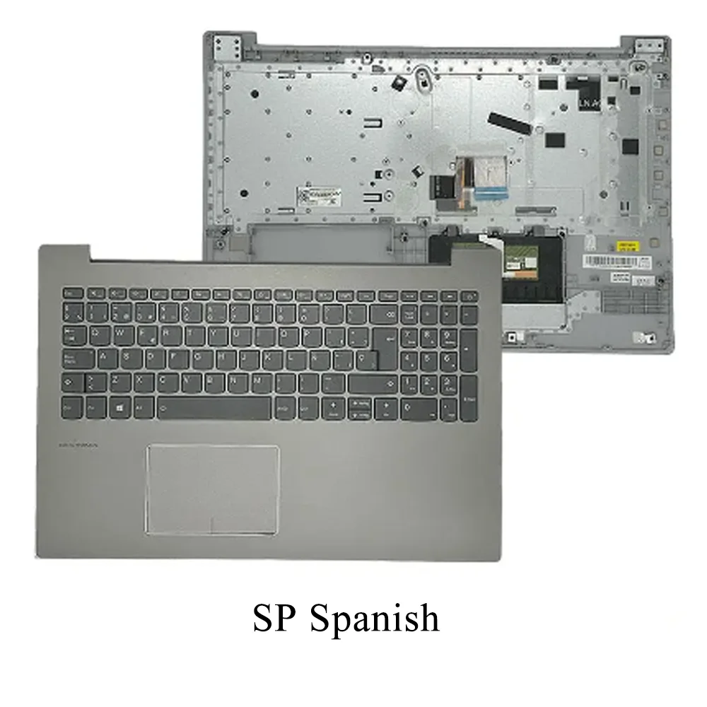 

For Lenovo Ideapad 520-15 15IKB Laptop SP Spanish Backlit Keyboard With Palmrest Upper Case Shell C Cover Housing 5CB0N98641