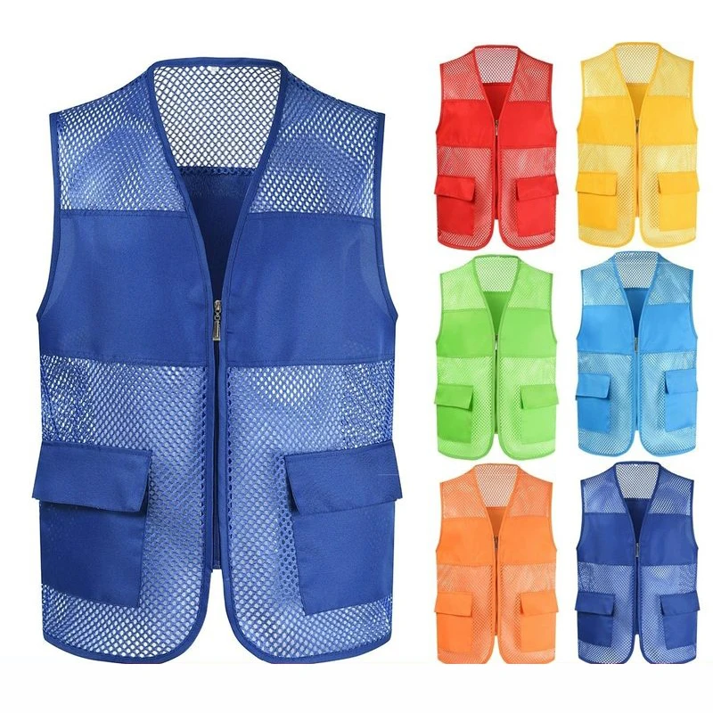 

Outdoor Fishing Vest Quick Dry Breathable Multi Pocket Mesh Jackets Photography Hiking Vest Quick Dry Waistcoat