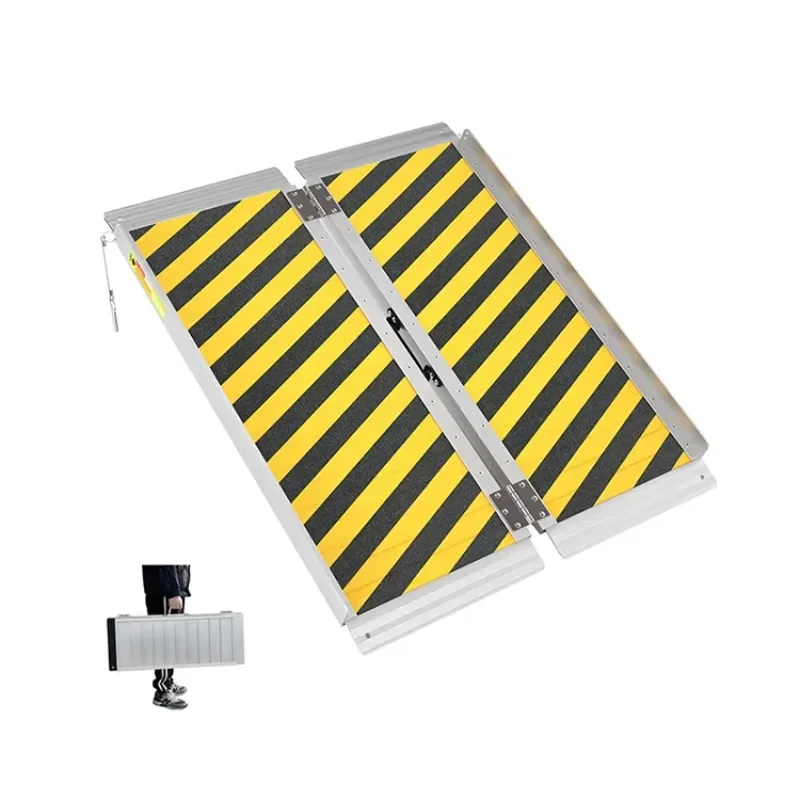 Lightweight Mobile Loading Wheelchair Aluminium Threshold Portable Ramp