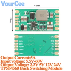 TPS54560 Step Up Buck Switch Power Supply Module Low Ripple DC-DC 5.5V to 60V 5A 3.3V 5V 12V 24V Output