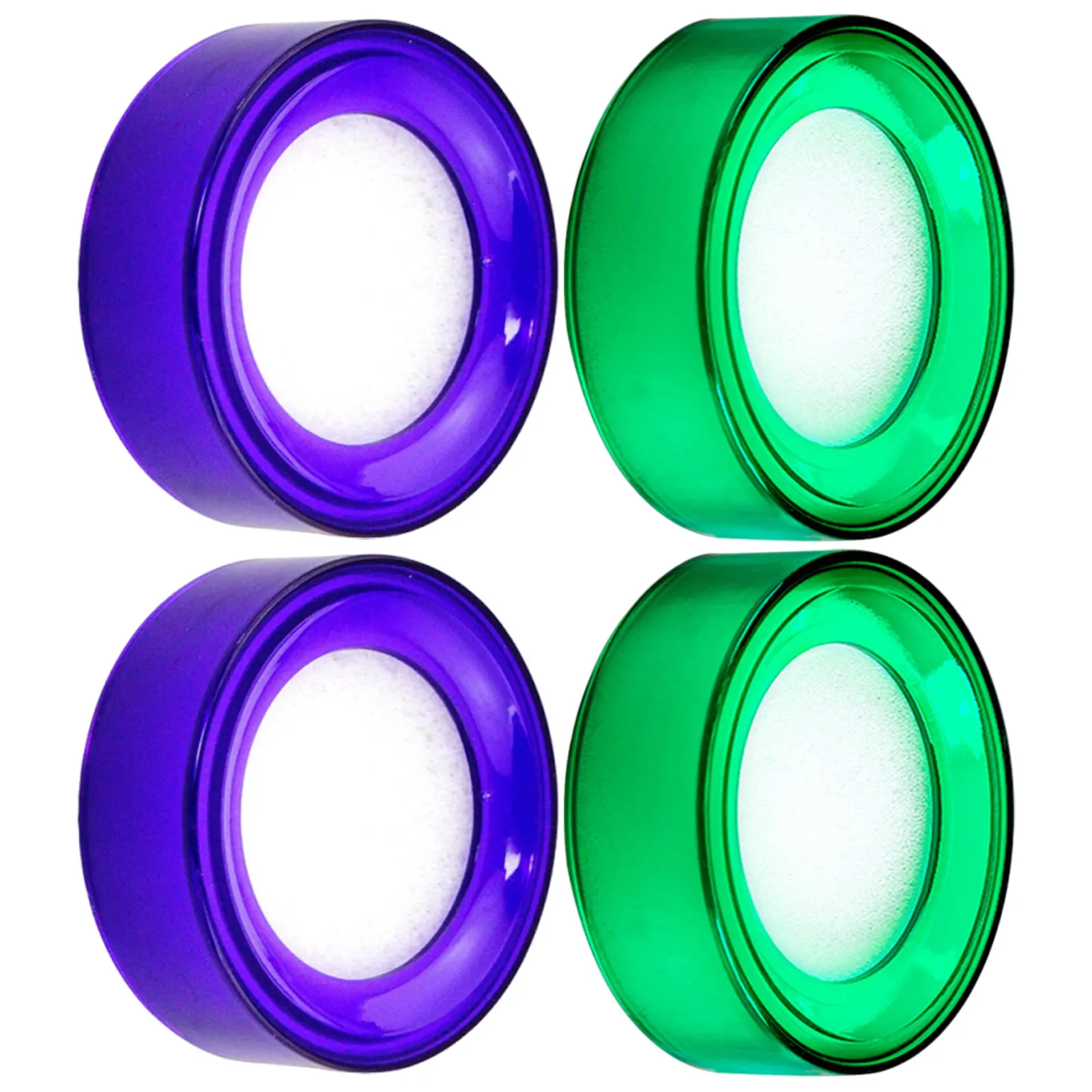 Cash Counting Finger Moistener Sponge Cups 4 Pack Nonslip Office Tool for Bills Money Sorting Documents