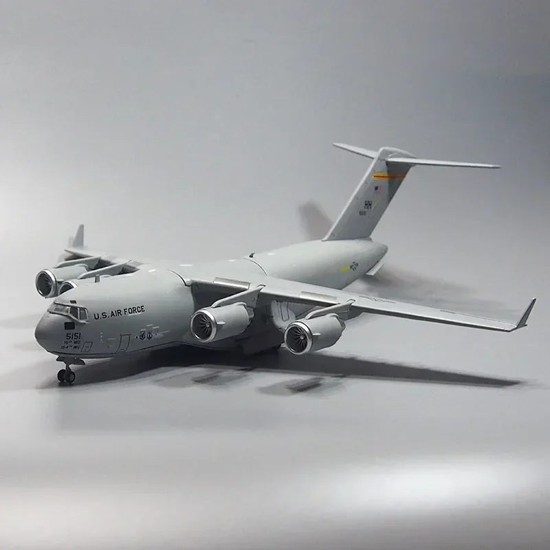 

2024 New Diecast Metal 1:200 Scale U.S. Army C17 C-17 Replica Simulation Transport Aircraft Plane Alloy Model Toy F Collection