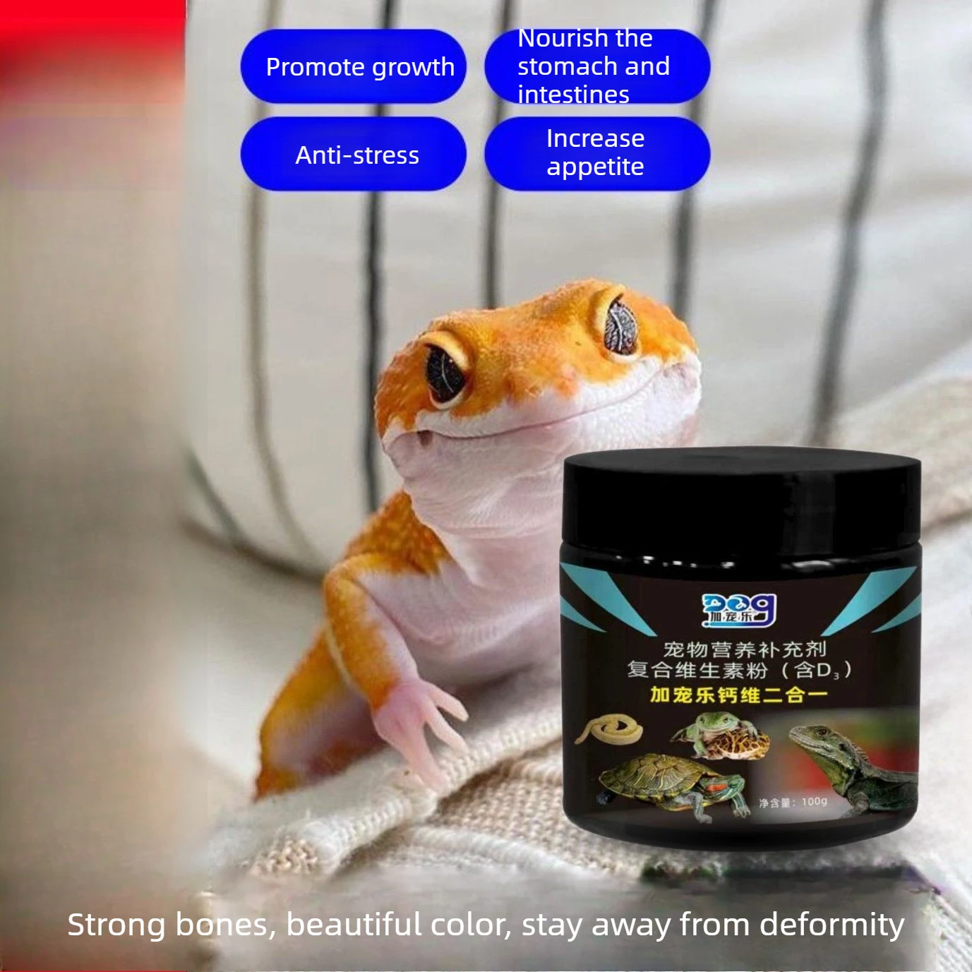 Bubuk Kalsium untuk Reptil—Men - Calcium Powder Reptile ulasan dan harga