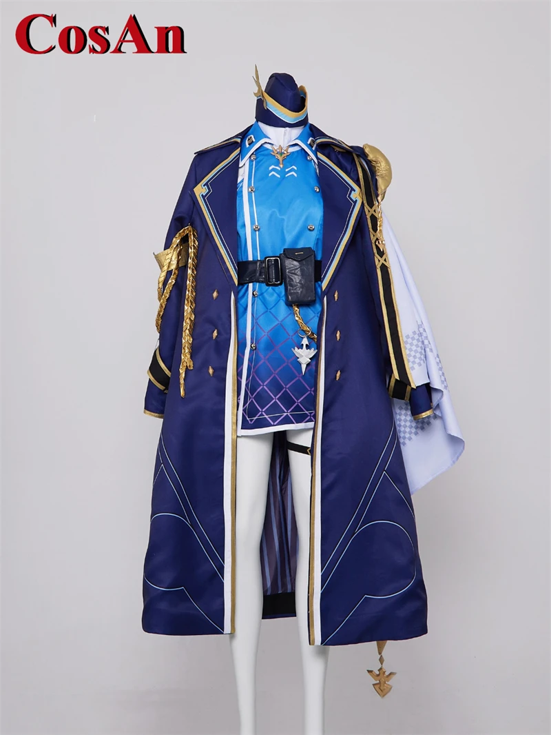 CosAn Anime Vtuber Obsydia Selen Tatsuki Cosplay Costume Fashion Sweet Combat Uniform Activity Party Role Play Clothing