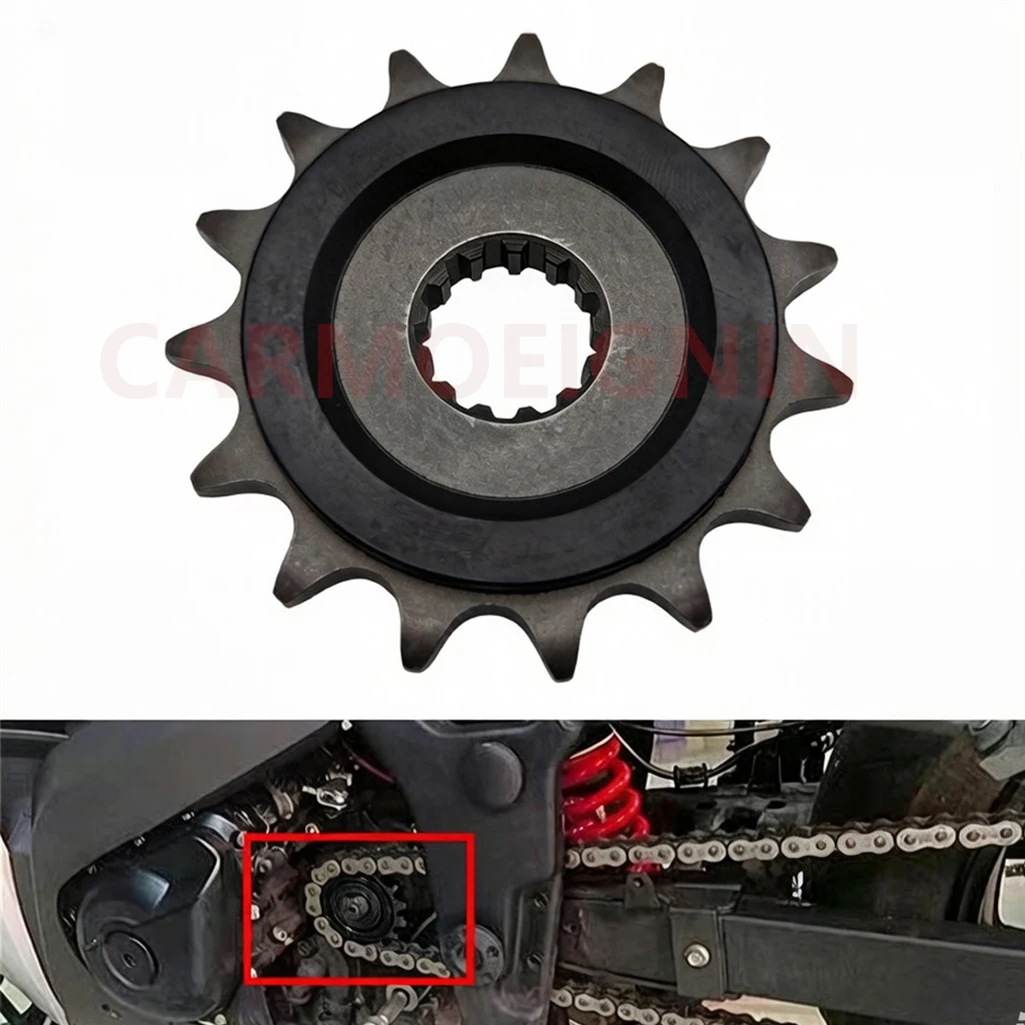 Silent Durable Engine Front Sprocket 15T For Zontes 310x T310 T350 ZT250-S ZT310-X-R-T-V-VX ZT350-R-X-T GK350 ZT 250 310 350