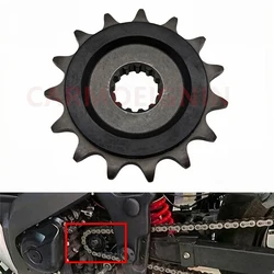 Silent Durable Engine Front Sprocket 15T For Zontes 310x T310 T350 ZT250-S ZT310-X-R-T-V-VX ZT350-R-X-T GK350 ZT 250 310 350
