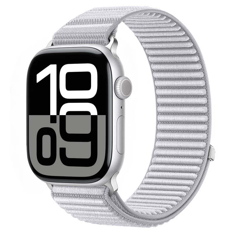 Sport-Nylon-Schlaufenarmband für Apple Watch-Armbänder 46 mm 44 mm 40 mm 42 mm 45 mm 41 mm Correa-Armband iWatch-Serie 11 SE 10 9 8 7 Ultra 3