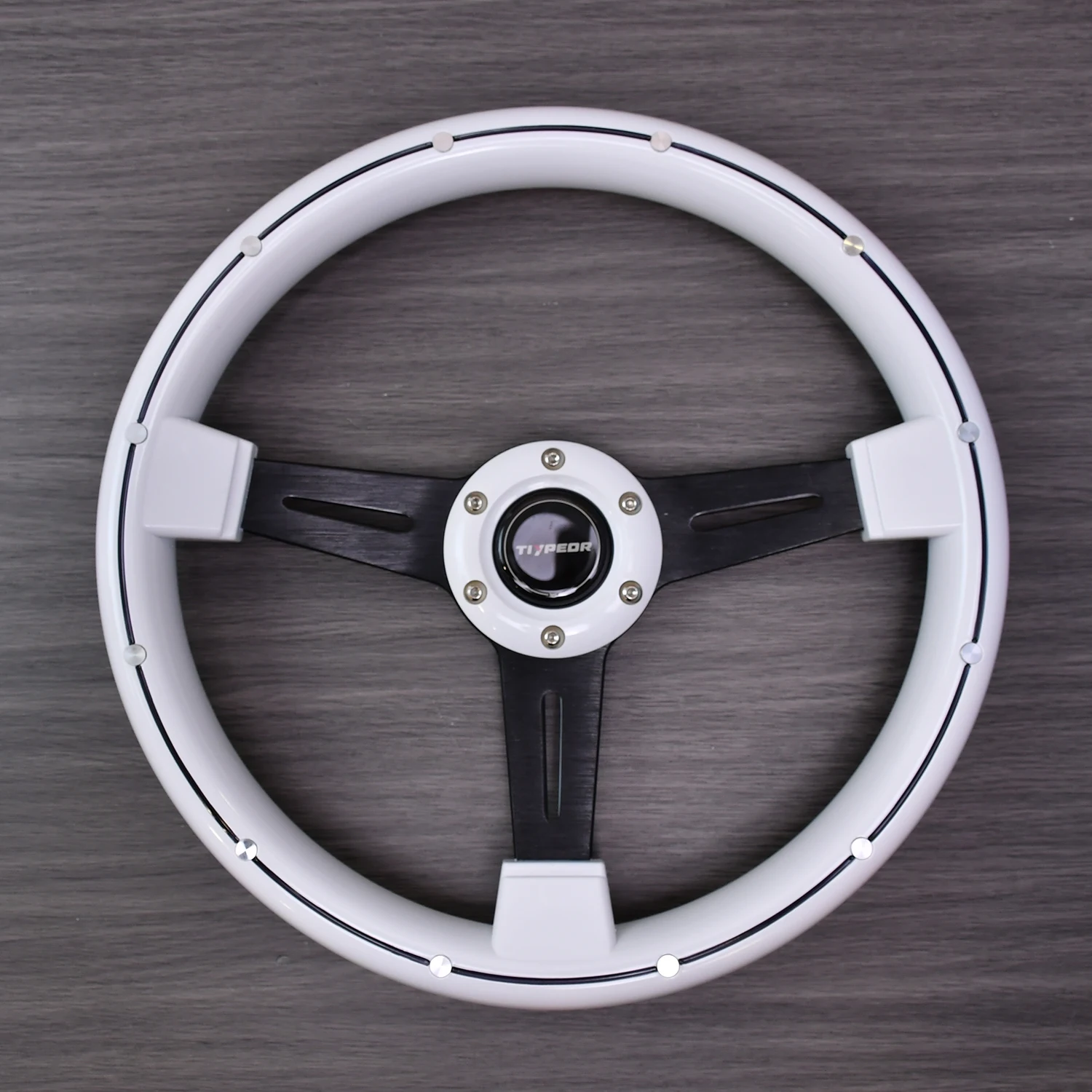 

NardiWood Film Steering Wheel 14 inches 350mm Classic Vintage ABS Wooden Steering Wheel